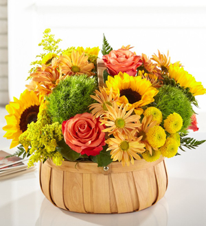 The FTD� Harvest Sunflower� Basket 