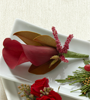 The FTD� Red Calla Boutonniere